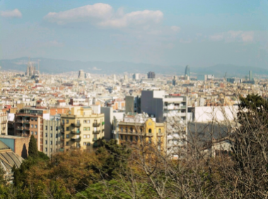 City View from Montjuic Castle