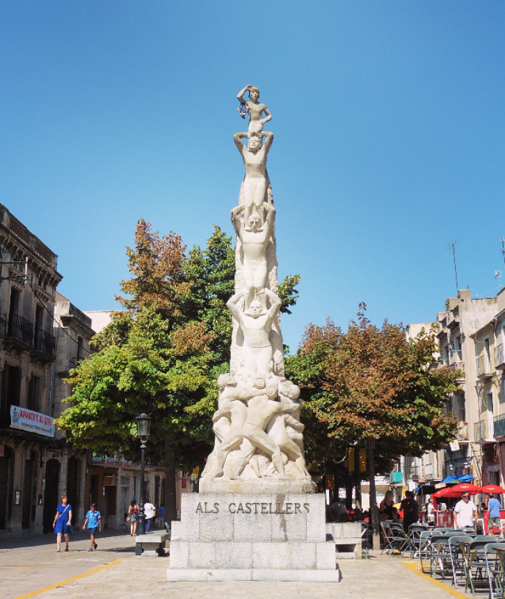 Casteller Monument at Vilafranca